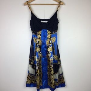 Andrea Behar Boston Proper Scarf Print Dress Sz 4